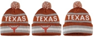 '47 Brand Men's Texas Orange Texas Longhorns Bering Cuffed Knit Hat with Pom